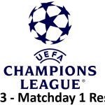 Champions League Results Matchday 1 - 2023